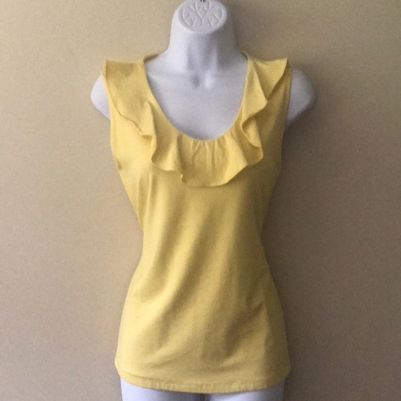 Talbots Tops - Talbots women’s yellow tank top summer medium